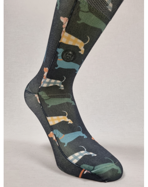 CALCETINES DIVERTIDOS DE HOMBRE CON PERROS SALCHICA