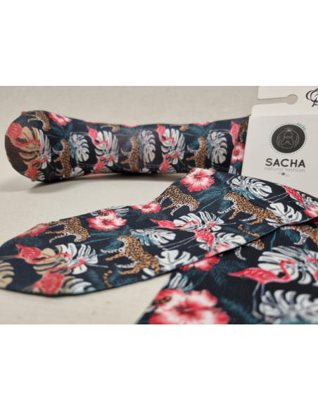 CALCETINES ALEGRES DE MUJER ESTAMPADO SELVA