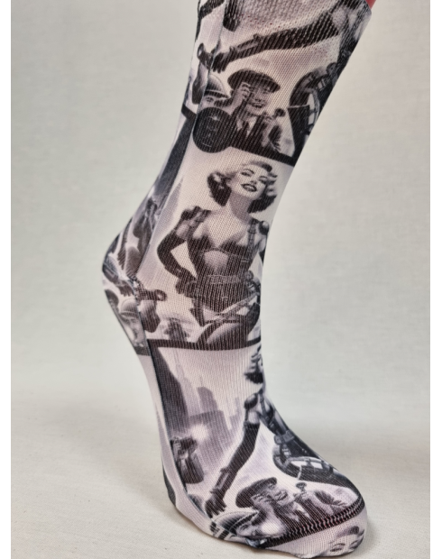 CALCETINES PREMIUM DE MUJER DISEÑO MARILYN
