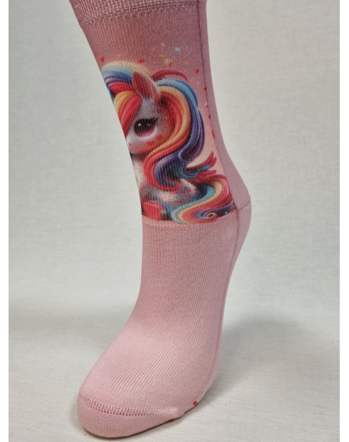 CALCETINES ORIGINALES DE MUJER CON CHICA UNICORNIO