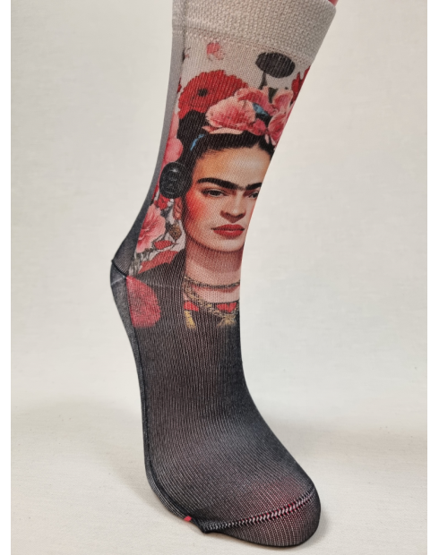 CALCETINES ORIGINALES DE MUJER FRIDA CON ROSAS