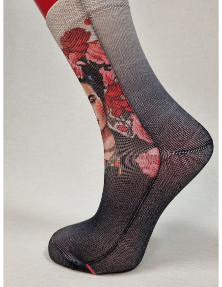 CALCETINES ORIGINALES DE MUJER FRIDA CON ROSAS