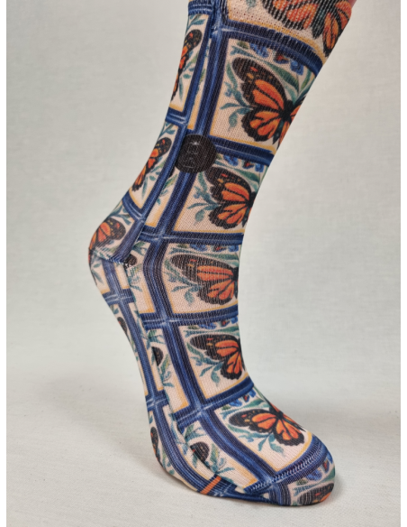 CALCETINES ATREVIDOS DE MUJER CON MARIPOSAS