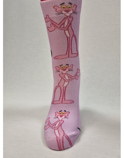 CALCETINES GRACIOSOS DE MUJER PANTERA ROSA