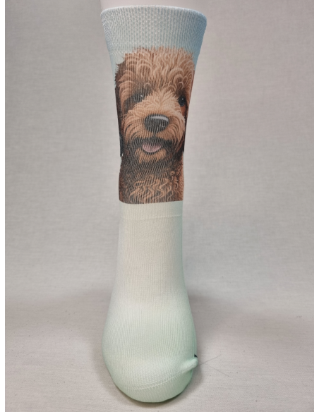 CALCETINES INFORMALES DE MUJER CON PERRO GRACIOSO