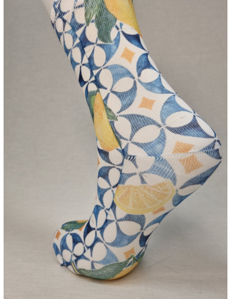 CALCETINES ORIGINALES DE MUJER CON LIMONES