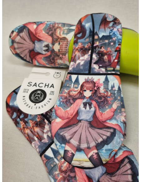 CALCETINES PINKIES DE MUJER PRINCESA MANGA