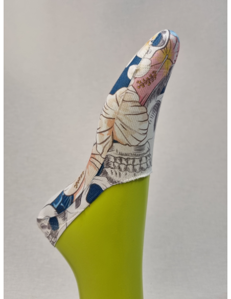 CALCETINES PINKIES DE MUJER CON CALAVERAS