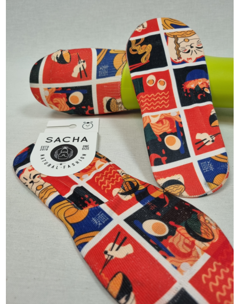 CALCETINES PINKIES DE MUJER CON SUSHI