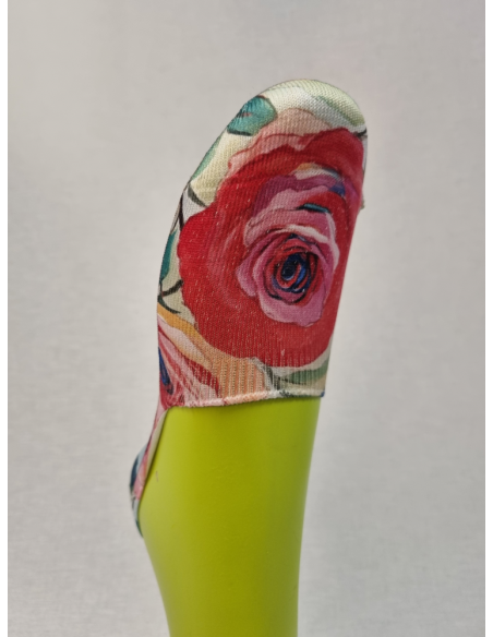 CALCETINES PINKIES ORIGINALES DE MUJER CON FLORES