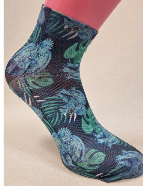 CALCETINES DIVERTIDOS CORTITOS DE HOMBRE CON DINOSAURIOS