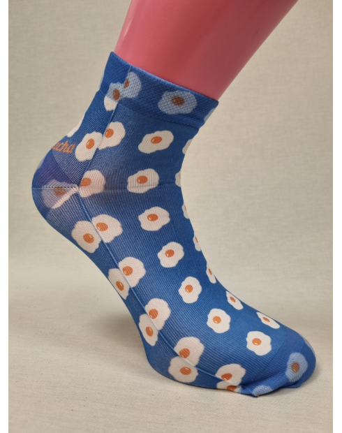 CALCETINES DIFERENTES TOBILLEROS D EHOMBRE CON HUEVOS FRITOS