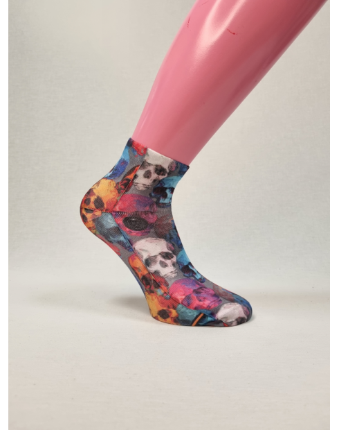 CALCETINES TOBILLEROS ORIGINALES DE HOMBRE CON CALVERAS COLORES