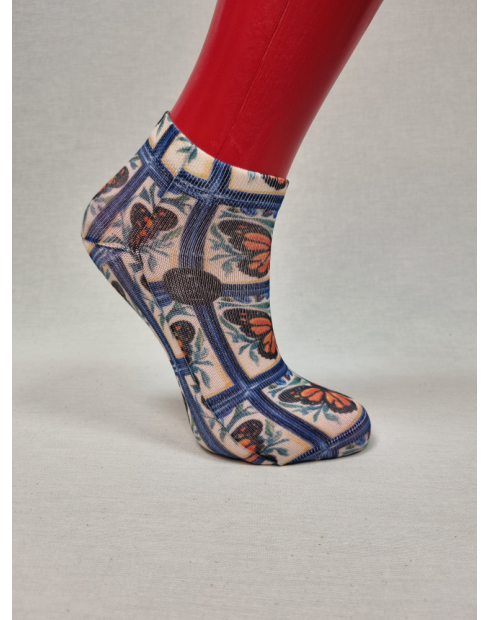 CALCETINES IDEALES TOBILLEROS DE MUJER CON MARIPOSAS