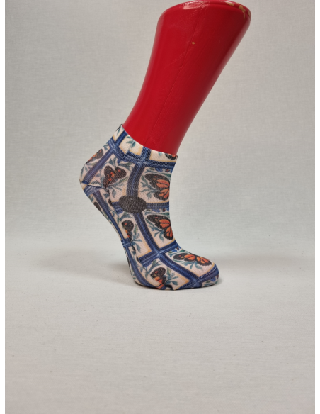 CALCETINES IDEALES TOBILLEROS DE MUJER CON MARIPOSAS