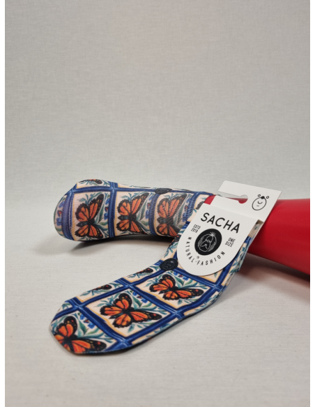 CALCETINES IDEALES TOBILLEROS DE MUJER CON MARIPOSAS