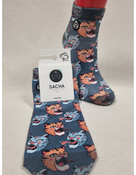 CALCETINES SNEAKER SACHA TIGERS