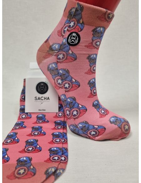 CALCETINES SNEAKER BULLDOG CAPITAN AMERICA