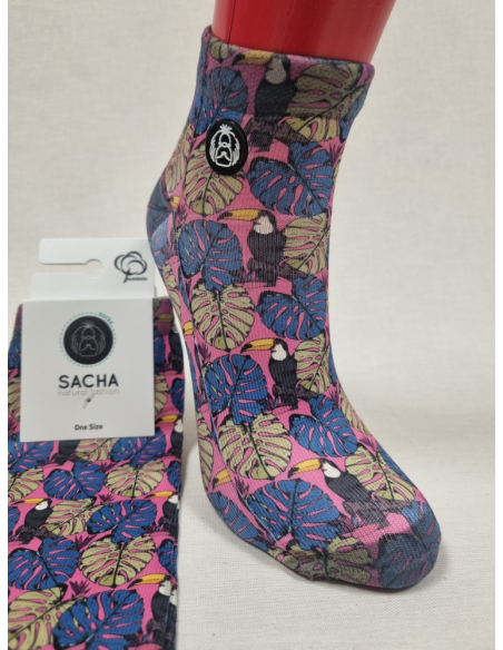 CALCETINES SNEAKER TUCAN ROSA