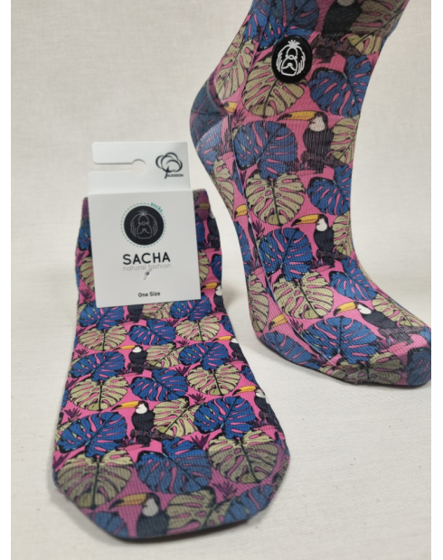 CALCETINES SNEAKER TUCAN ROSA