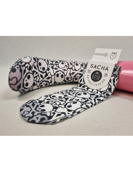 CALCETINES MOLONES CORTITOS DE HOMBRE CON CALAVERAS