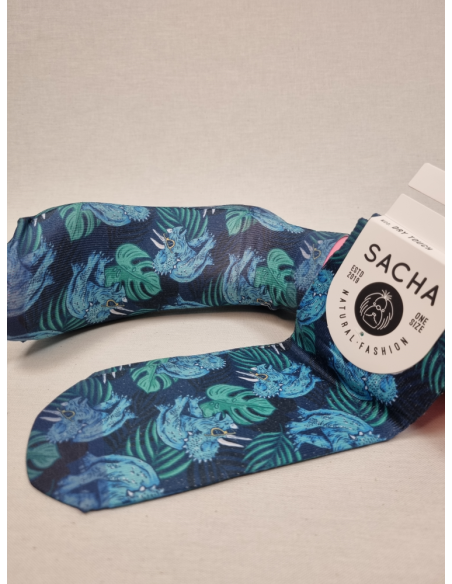 CALCETINES DIVERTIDOS CORTITOS DE HOMBRE CON DINOSAURIOS