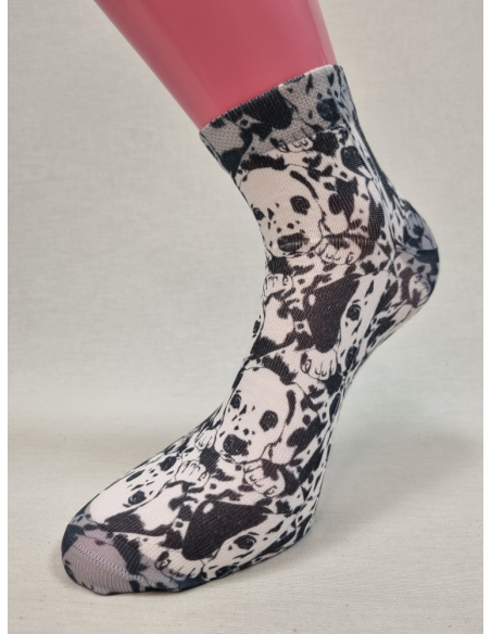 CALCETINES PREMIUM TOBILLEROS DE HOMBRE CON DALMATAS