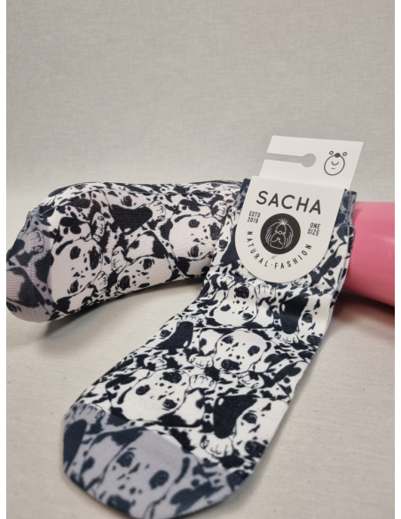 CALCETINES PREMIUM TOBILLEROS DE HOMBRE CON DALMATAS
