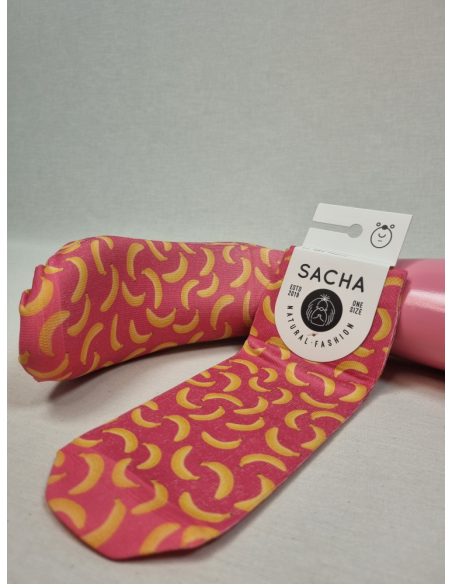 CALCETINES DIVERTIDOS TOBILLEROS DE HOMBRE CON PLATANOS