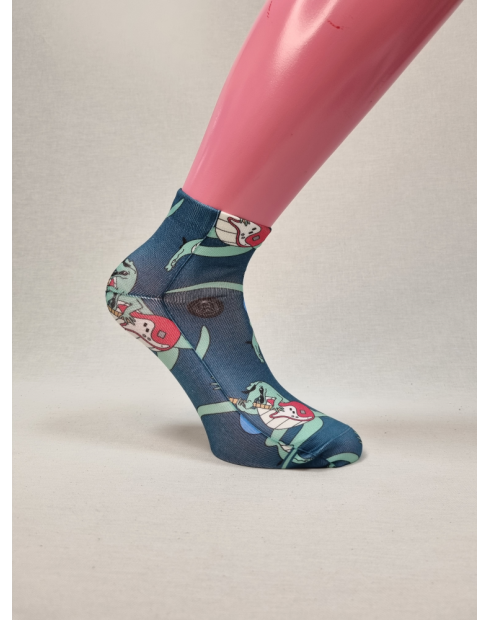 CALCETINES FELICES TOBILLEROS DE HOMBRE COCODRILO DUNDEE