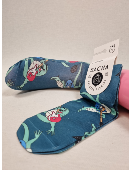 CALCETINES FELICES TOBILLEROS DE HOMBRE COCODRILO DUNDEE