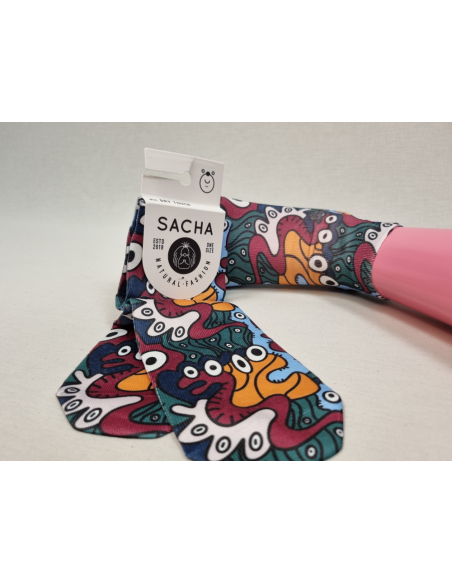 CALCETINES DISTINTOS TOBILLEROS DE HOMBRE GUSANO LOCO