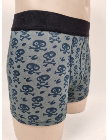 BOXER DIVERTIDOS DE HOMBRE CON CALAVERAS PIRATA