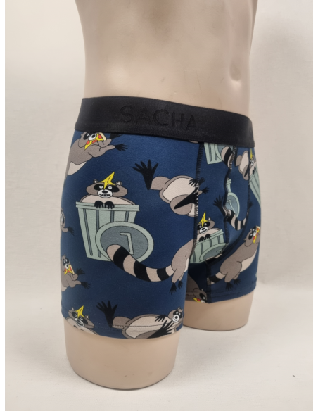 BOXER INFORMALES DE HOMBRE CON MAPACHE JUGUETON