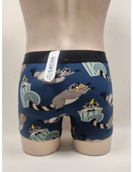 BOXER INFORMALES DE HOMBRE CON MAPACHE JUGUETON