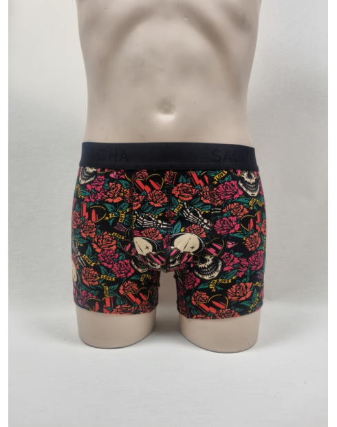 BOXER ATREVIDO DE HOMBRE CON CALAVERAS ENAMORADAS