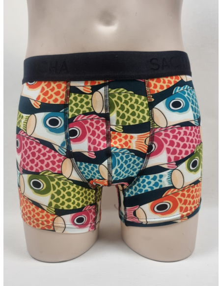 BOXER ORIGINAL DE HOMBRE CON PECES DE COLORES