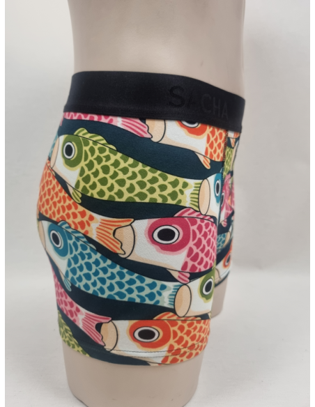 BOXER ORIGINAL DE HOMBRE CON PECES DE COLORES