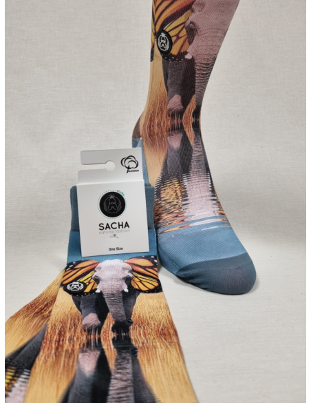 CALCETINES ELEFANTE MARIPOSA