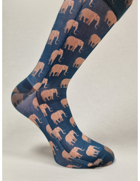 CALCETINES DIFERENTES DE HOMBRE CON ELEFANTES