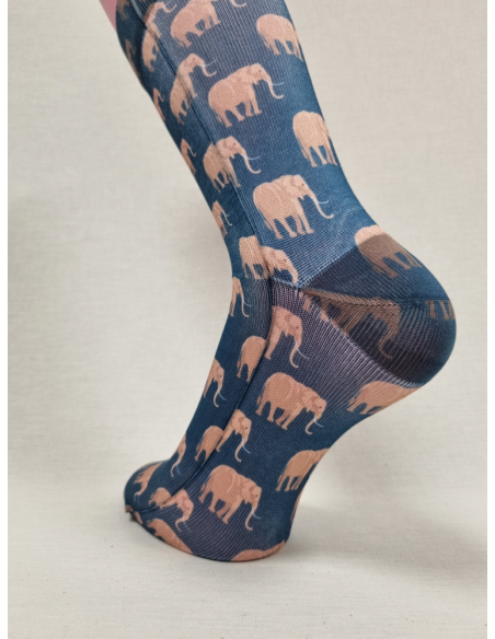 CALCETINES DIFERENTES DE HOMBRE CON ELEFANTES