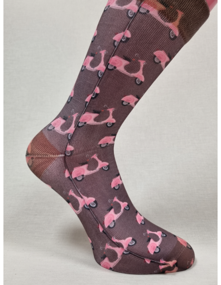 CALCETINES DIVERTIDOS DE HOMBRE CON VESPAS