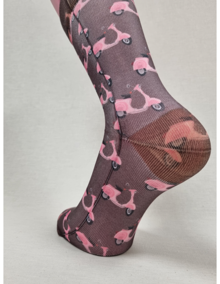 CALCETINES DIVERTIDOS DE HOMBRE CON VESPAS