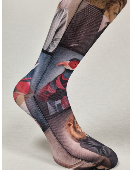 CALCETINES MOLONES DE HOMBRE CON ANIMALES