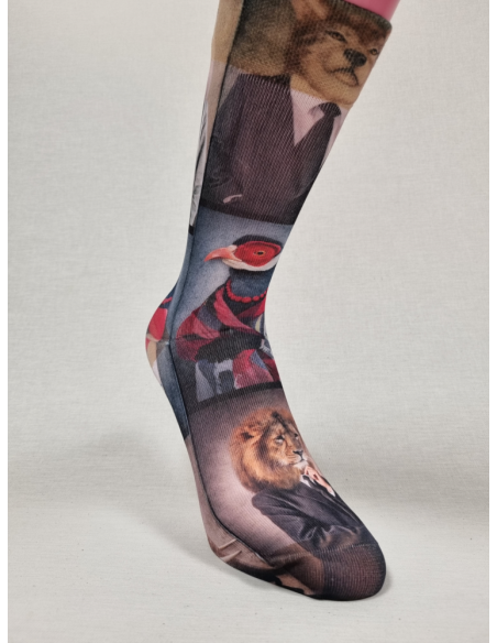 CALCETINES MOLONES DE HOMBRE CON ANIMALES
