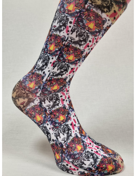 CALCETINES DE HOMBRE DISEÑO UNICO TIGRES