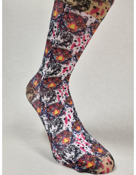 CALCETINES DE HOMBRE DISEÑO UNICO TIGRES