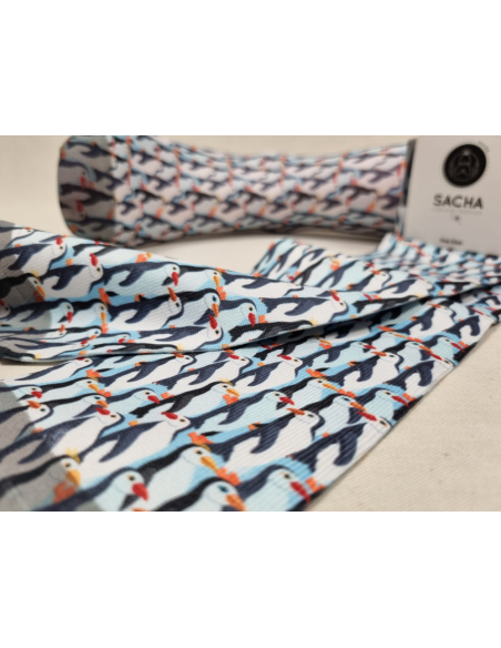 CALCETINES SIMPATICOS DE HOMBRE CON DISEÑO PINGUINOS