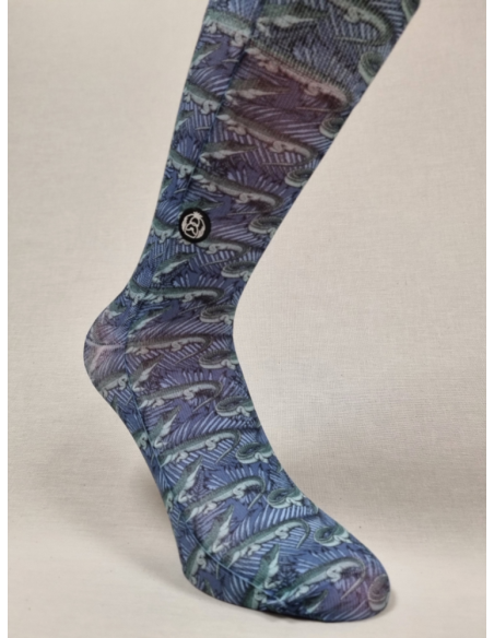 CALCETINES ORIGINALES DE HOMBRE CON COCODRILOS