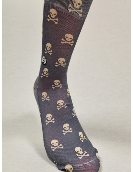 CALCETINES MOLONES DE HOMBRE DE CALAVERA PIRATA